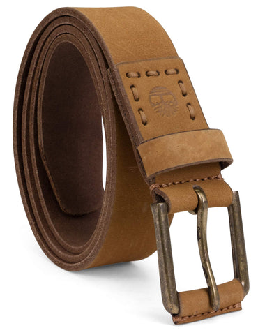 Timberland Men's 40mm Pull Up Big & Tall Leather Belt, Wheat, 50