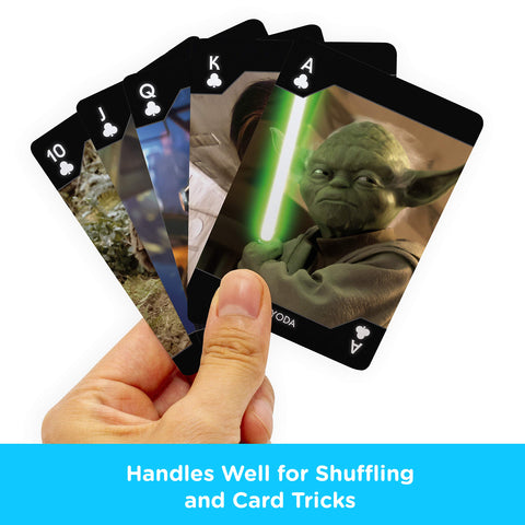 AQUARIUS Star Wars Playing Cards - Light Side Heroes Themed Deck of Cards for Your Favorite Card Games - Officially Licensed Star Wars Merchandise & Collectibles