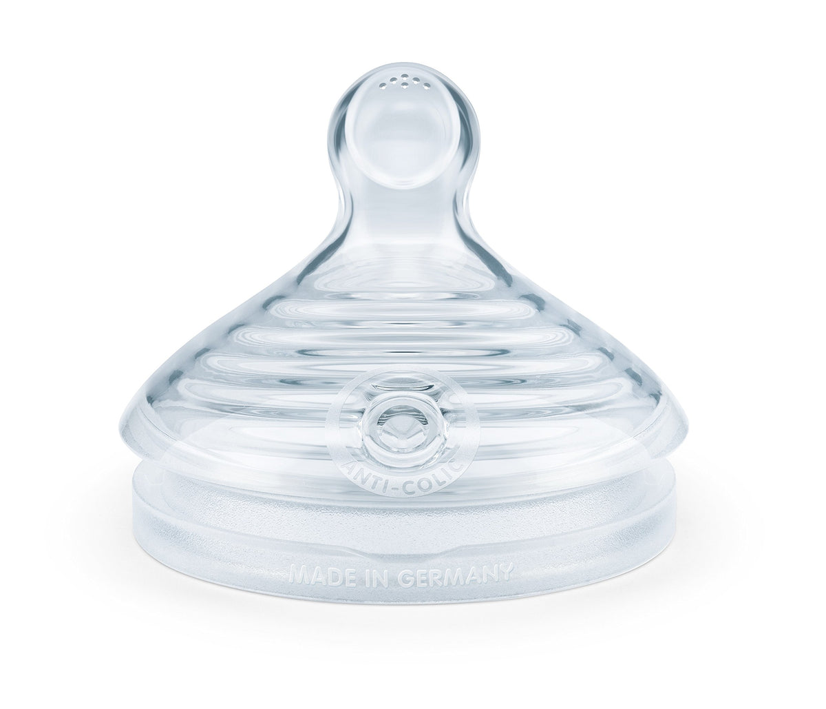 NUK Nature Sense Silicone Medium Feed Hole Teats 2pk (6-18 Months)