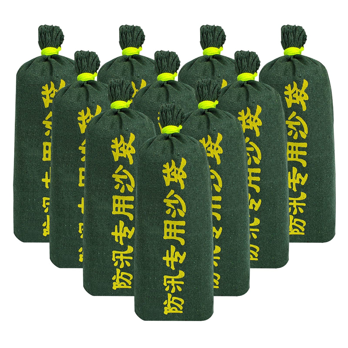 Sandbags for Flooding, Thickened Canvas Sand Bags with Drawstring, Anti Flood Bag Flood Barrier for Flood Control (30X70 cm),40 Pack