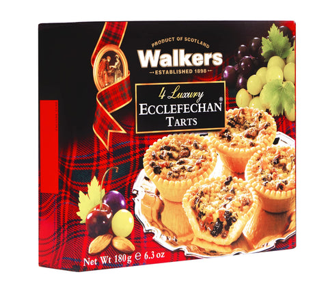 Walkers Shortbread Ecclefechan Tarts, Traditional Cake By Scottish Recipe, 180g