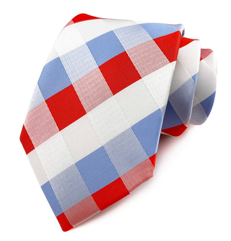 marysgift Striped Tie Men's Fashion Classic Plaid Silk Woven Neck Tie Jacquard Business Ties for Men -121