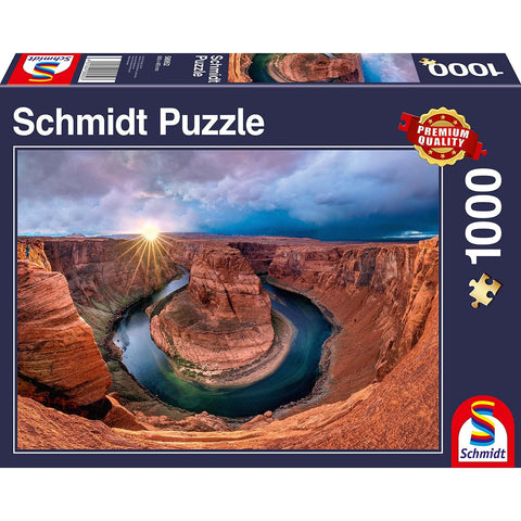 Glen Canyon Horseshoe Bend - 1000 Piece Jigsaw Puzzle by Schmidt Spiele - Kids and Adults Ages 12+