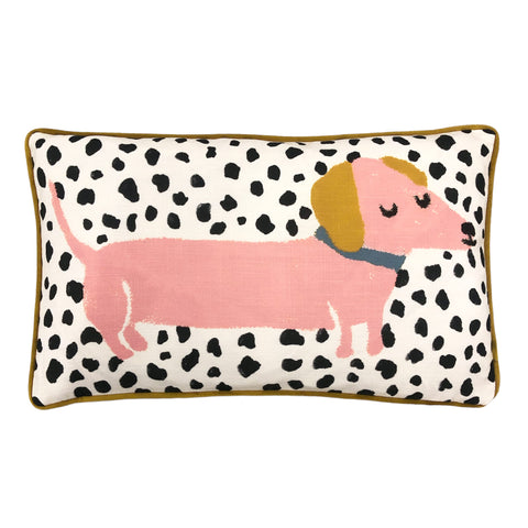 furn. Woofers Sausage Dog Cushion Cover, Polyester, Multi