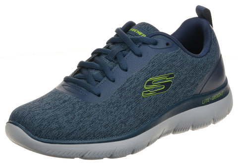 Skechers Sport SummitsForrader Mens Sneaker 115 DM US NavyLime