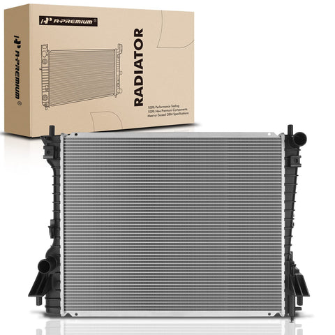 A-Premium Engine Coolant Radiator Assembly Compatible with Ford Mustang 2005 2006 2007 2008 2009 2010 2011 2012 2013 2014, 3.7L 4.0L 4.6L 5.0L V6 V8