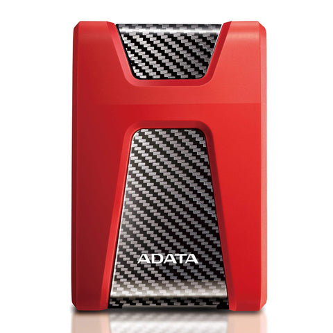 ADATA AHD650-2TU31-CRD DashDrive Durable HD650 - Hard drive - 2 TB - external (portable) - 2.5" - USB 3.1-256-bit AES - red - (Storage > External Hard Drives)