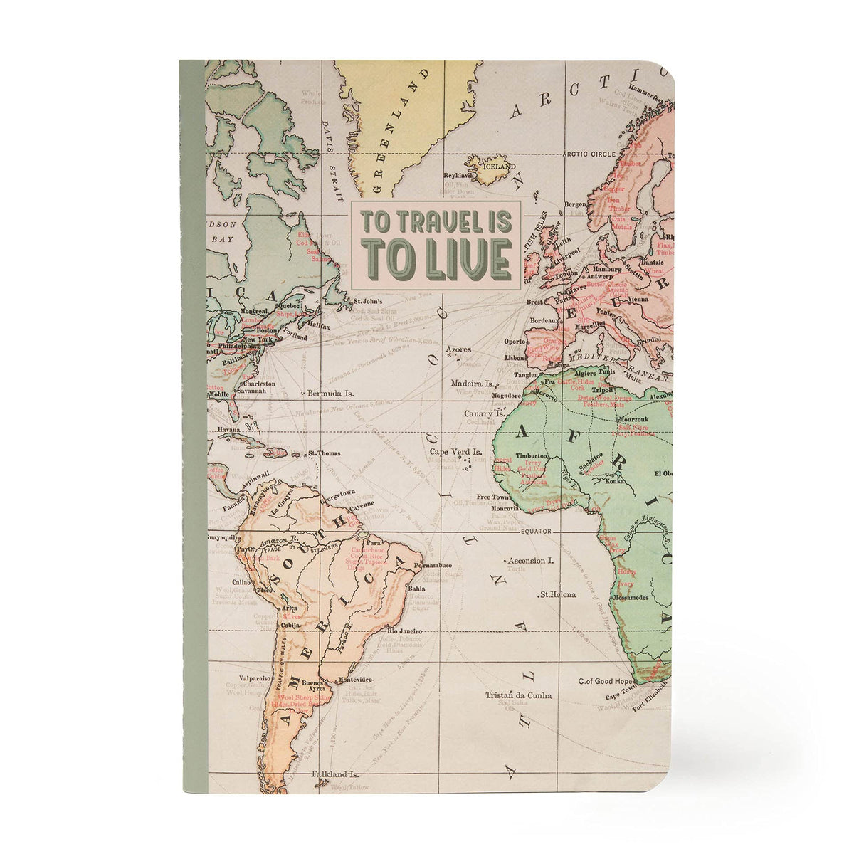 Legami - White Paper Notebook, A5, Medium, 14.2 x 21 cm, White Paper, 80 Pages, Singer Stitch Binding