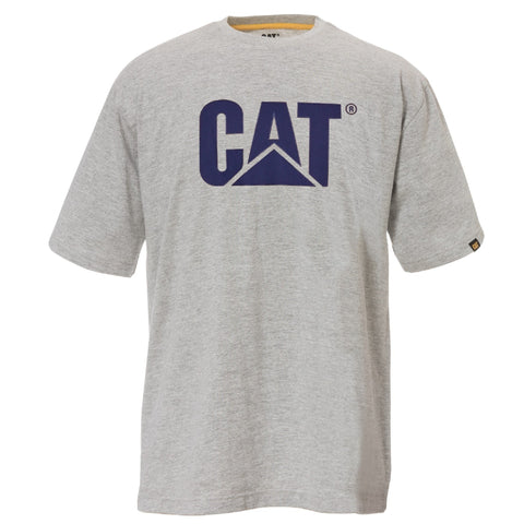 Caterpillar Men's Tm Logo T-Shirt, Heather Grey, Large