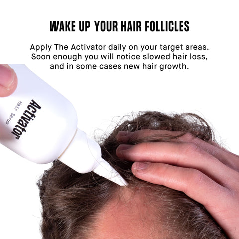 Copenhagen Grooming The Hair Activator - Efficient Hair Growth Serum - Natural Hair Oil for Hair Growth for Men & Women - Serum for Hair Grow for Mens & Womans - Veganic Hair Loss & Regrowth Treatment