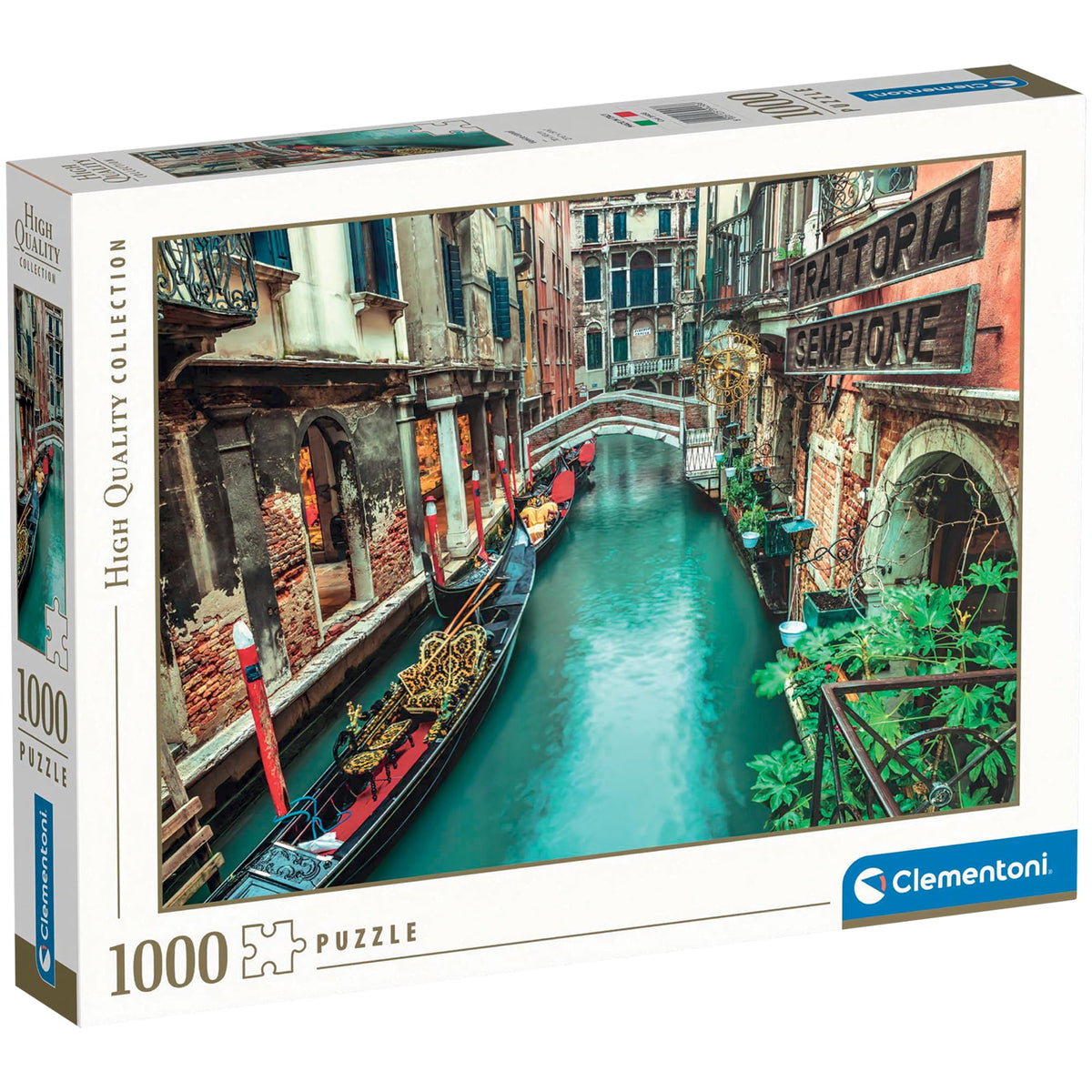 Clementoni Collection 39458 - Venice Canal Puzzle For Adults and Children - 1000 Pieces, Ages 10 Years Plus
