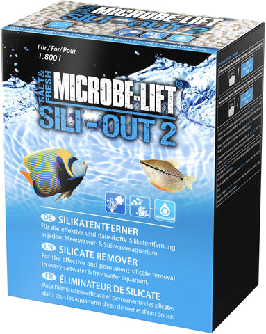 MICROBE-LIFTÂ® - Sili-Out 2 | Reliable and efficient silicate remover. It removes silicate, phosphate as well as other pollutants from every freshwater and saltwater aquarium. 720 g