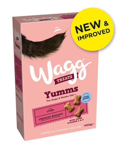 Wagg Yumms Liver Dog Treats, 400 g (Pack of 5)