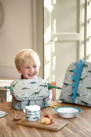 Sophie Allport Kids - Kids Backpack, Dinosaur, Wipe Clean Polyester, Adjustable Shoulder Straps - Childrens Rucksack for Boys and Girls
