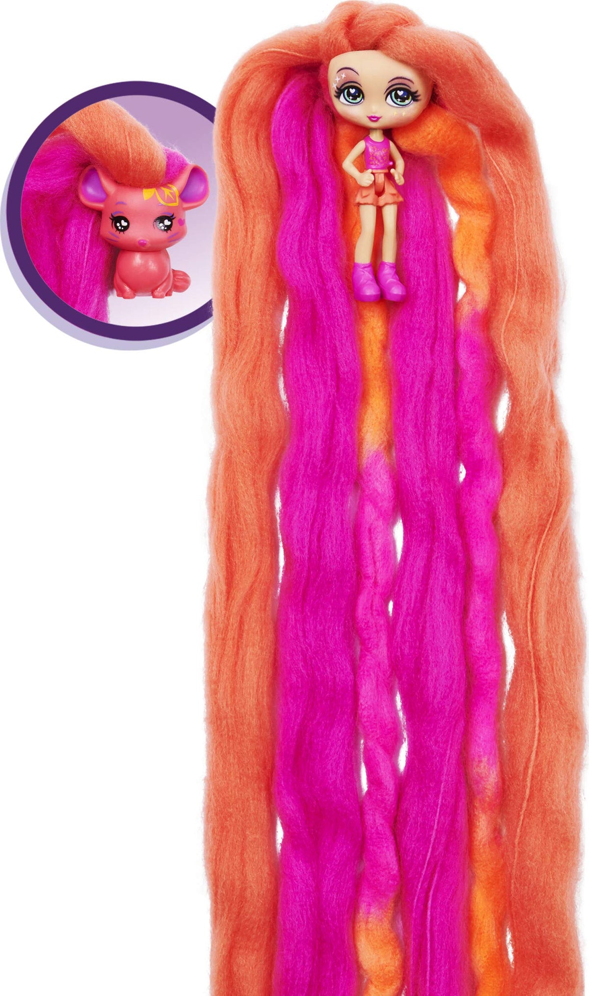 Candylocks, 3-Pack, Kiwi Kimmi 3-inch Scented Collectible Surprise Doll and 2 Pets with Accessories