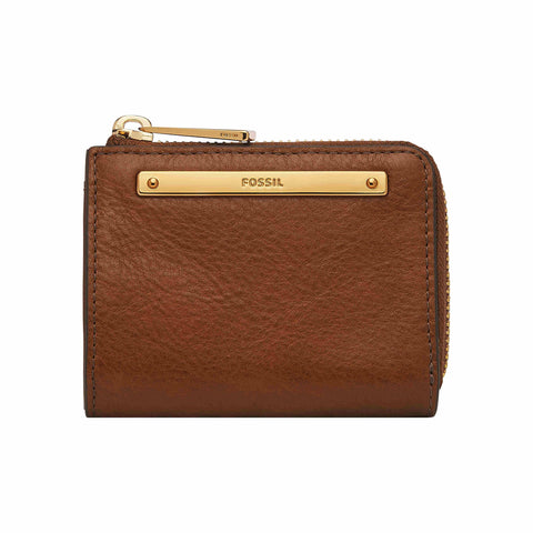 Fossil Women's Liza Leather L Zip Wallet, Brown (Model: SL6406G200)