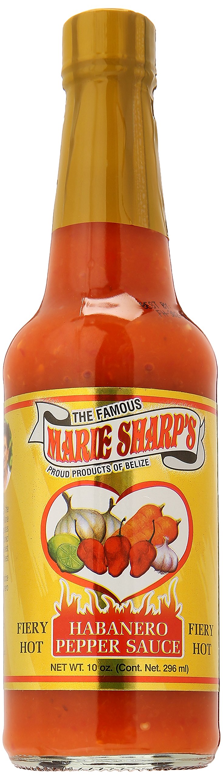 Marie Sharp's Fiery Hot Habanero Hot Sauce | 10 oz