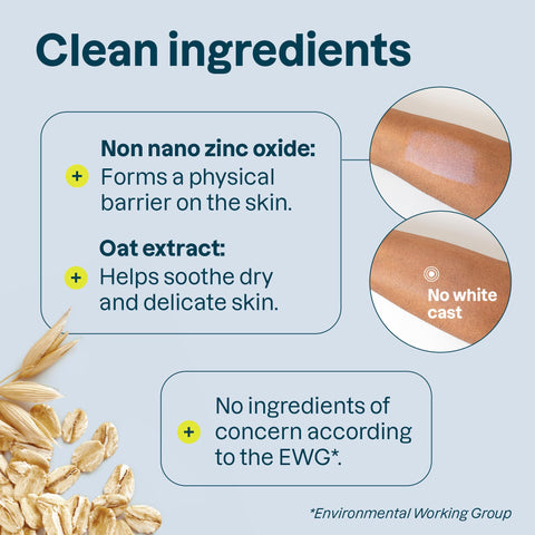 ATTITUDE Mineral Sunscreen Stick for Sensitive Skin, SPF 30, EWG Verified, Plastic-Free, Broad Spectrum UVA/UVB Protection with Zinc Oxide, Dermatologically Tested, Vegan, Unscented, 2.1 Ounces