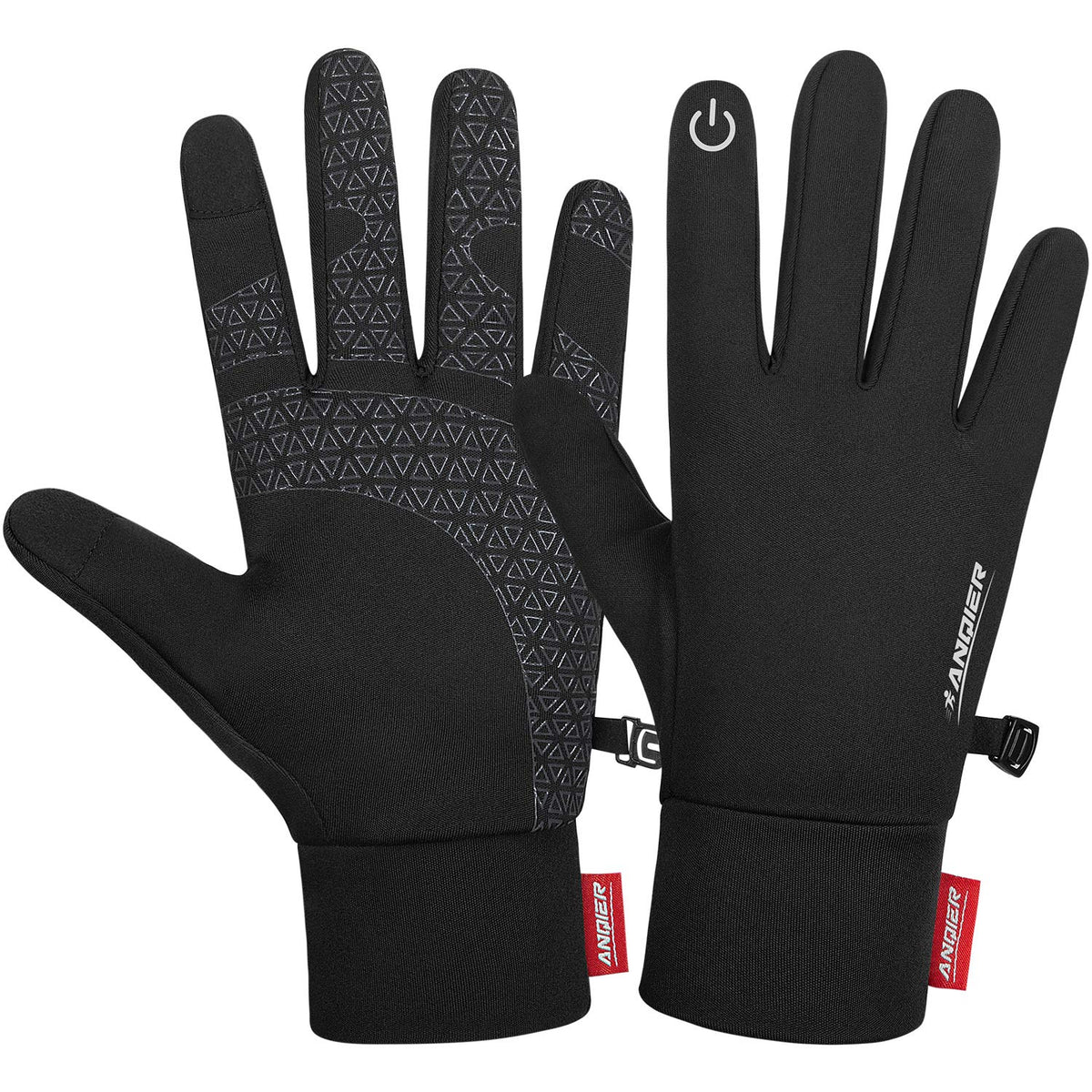 coskefy Winter Gloves, Thermal Touch Screen Gloves Running Gloves Cycling Gloves Warm Liners for Men Women Walking Riding