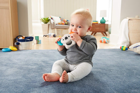 Fisher-Price Teether Tunes Koala, animal-themed musical teething toy for baby ages 3 months and older