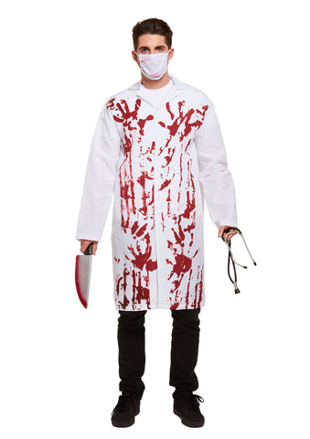 Blue Banana Bloody Doctor Fancy Dress Costume (White)