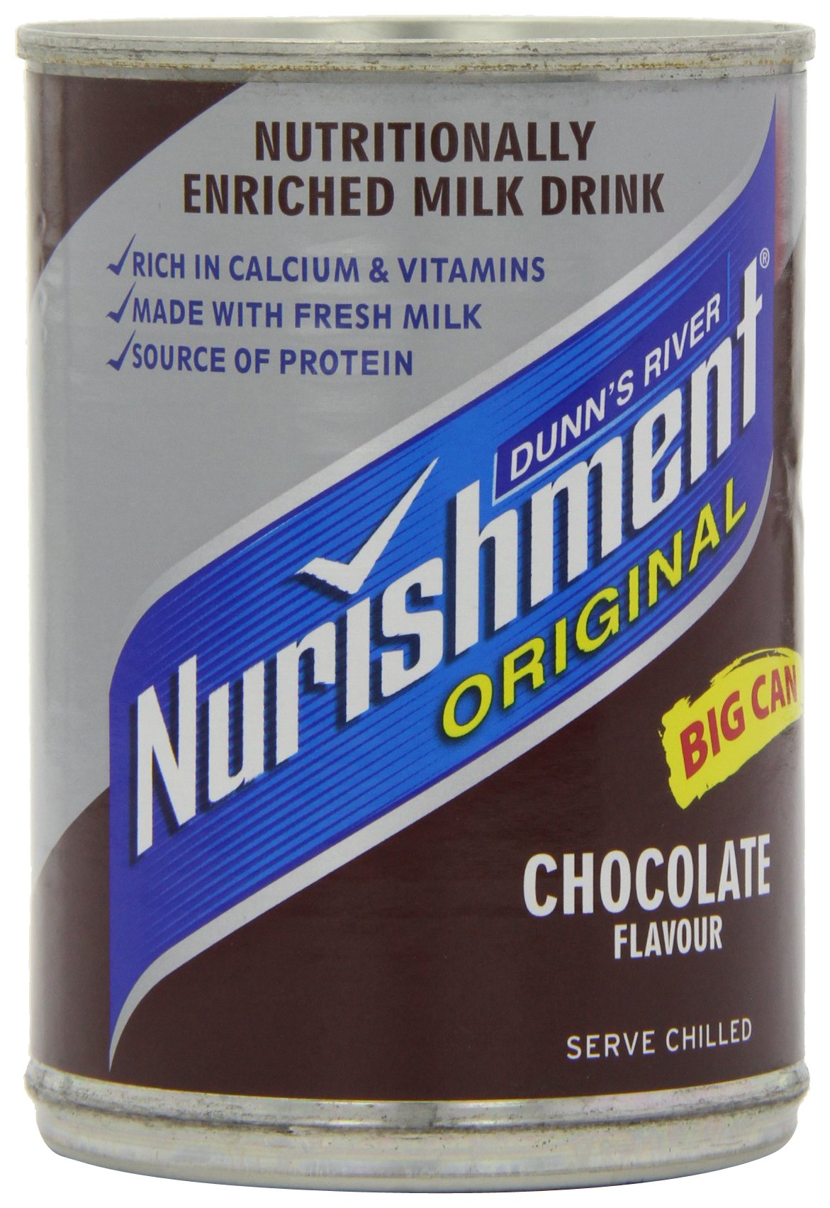 Dunns River Nurishment Original Chocolate 400 g (Pack of 12) (Package may vary)