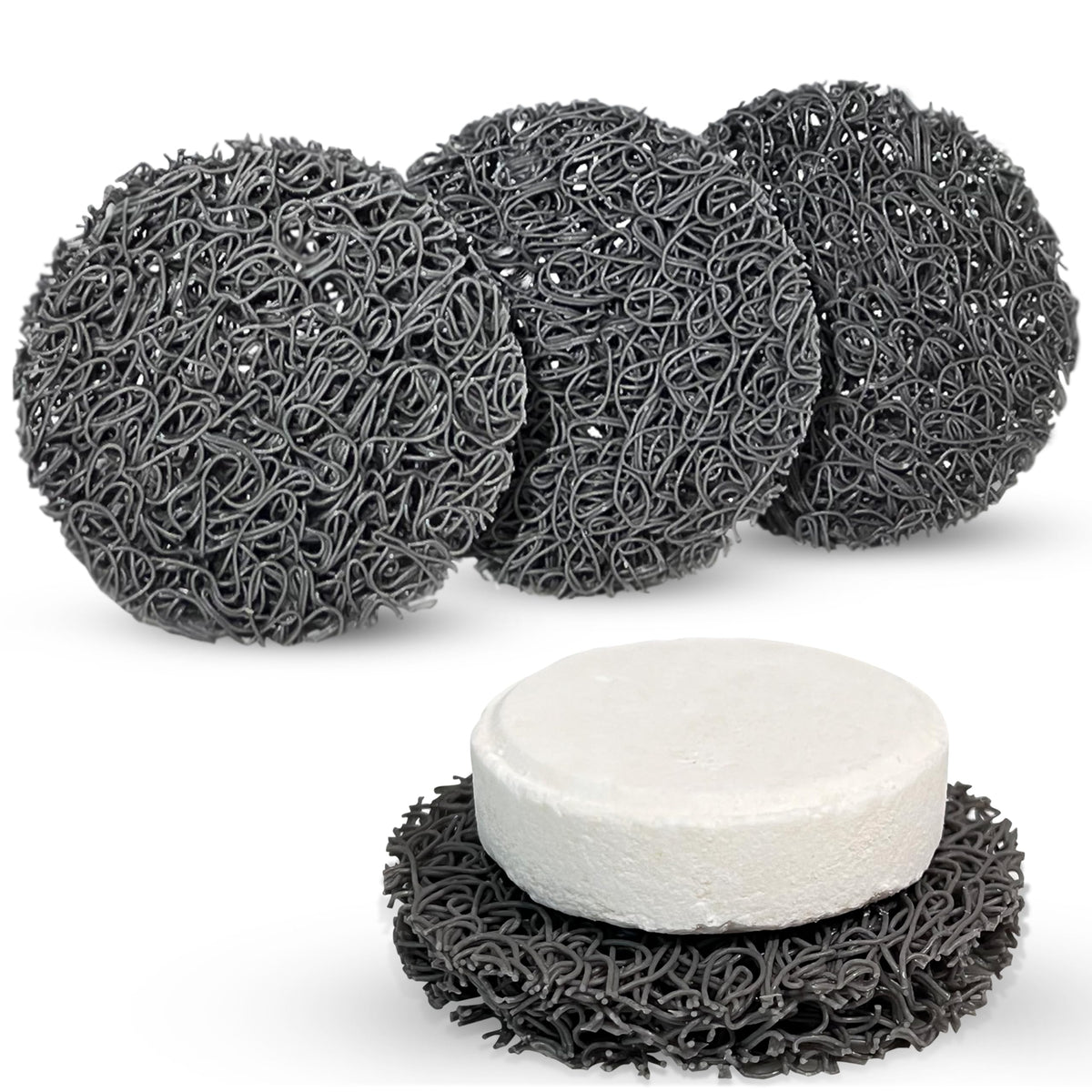 BOOTLEG BATH Shower Steamer Holder and Shampoo Bar Saver 3 Pack, Fast Draining, Made from Recycled Plastic