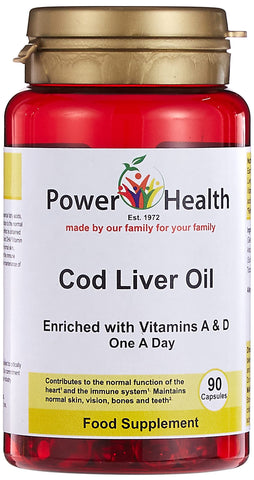 Power Health Cod Liver Oil Caps 90 caps