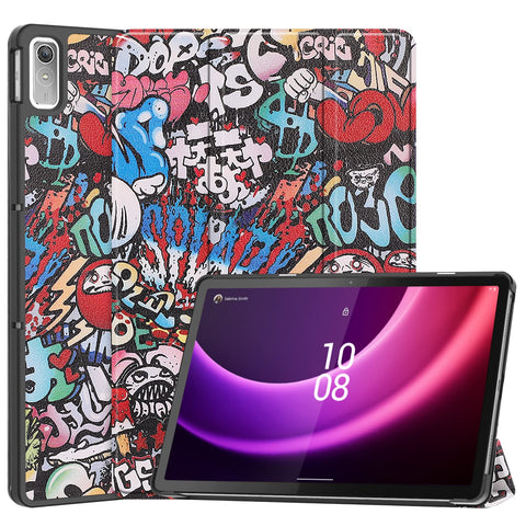 XITODA Case for Lenovo Tab P11 (2nd Gen) TB350FU/TB350XU 11.5 Inch Leather Flip Cover with Stand Function for Lenovo Tab P11 2nd Gen Tablet Graffiti