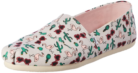 TOMS Womens Alpargata Slip On Flats Casual - Grey - Size 6.5 B