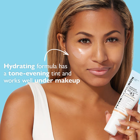 Peter Thomas Roth | Water Drench Hyaluronic Cloud Sheer Tint Moisturizer Broad Spectrum SPF 45, Hydrating Tinted SPF Moisturizer, Adaptable Sheer Tint, For All Skin Tones and Types