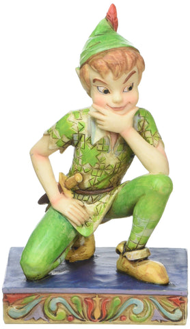 Disney Traditions by Jim Shore Peter Pan Personality Pose Stone Resin Figurine, 4â€