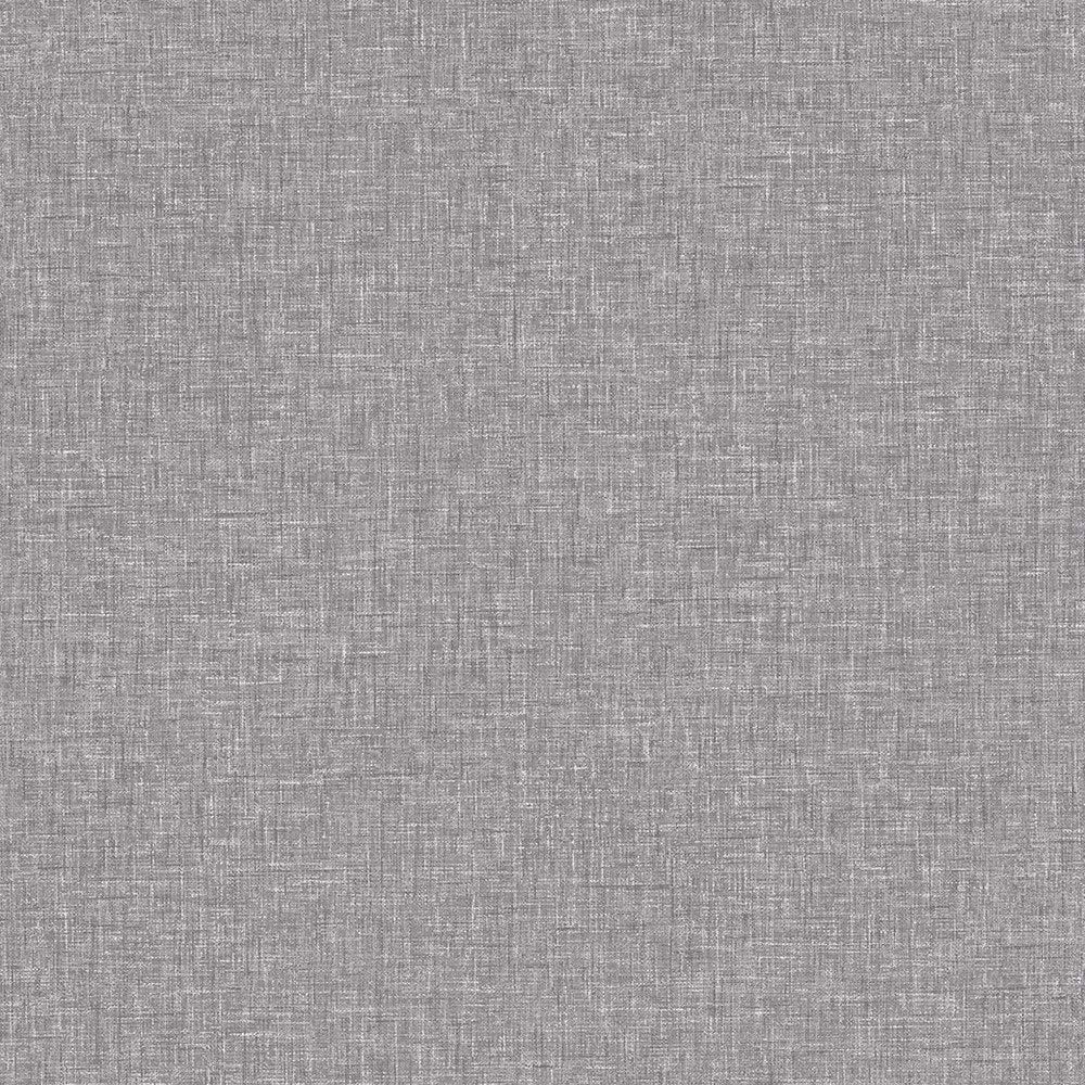Arthouse Mid Grey Textured Linen Wallpaper - Subtle Sheen Bounces Light Back Into The Room - Designed to Look Like Fabric - Feature Wall or All Over - Great Wallpaper Choice for Any Room - 676007