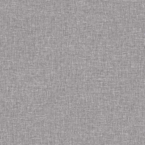 Arthouse Mid Grey Textured Linen Wallpaper - Subtle Sheen Bounces Light Back Into The Room - Designed to Look Like Fabric - Feature Wall or All Over - Great Wallpaper Choice for Any Room - 676007