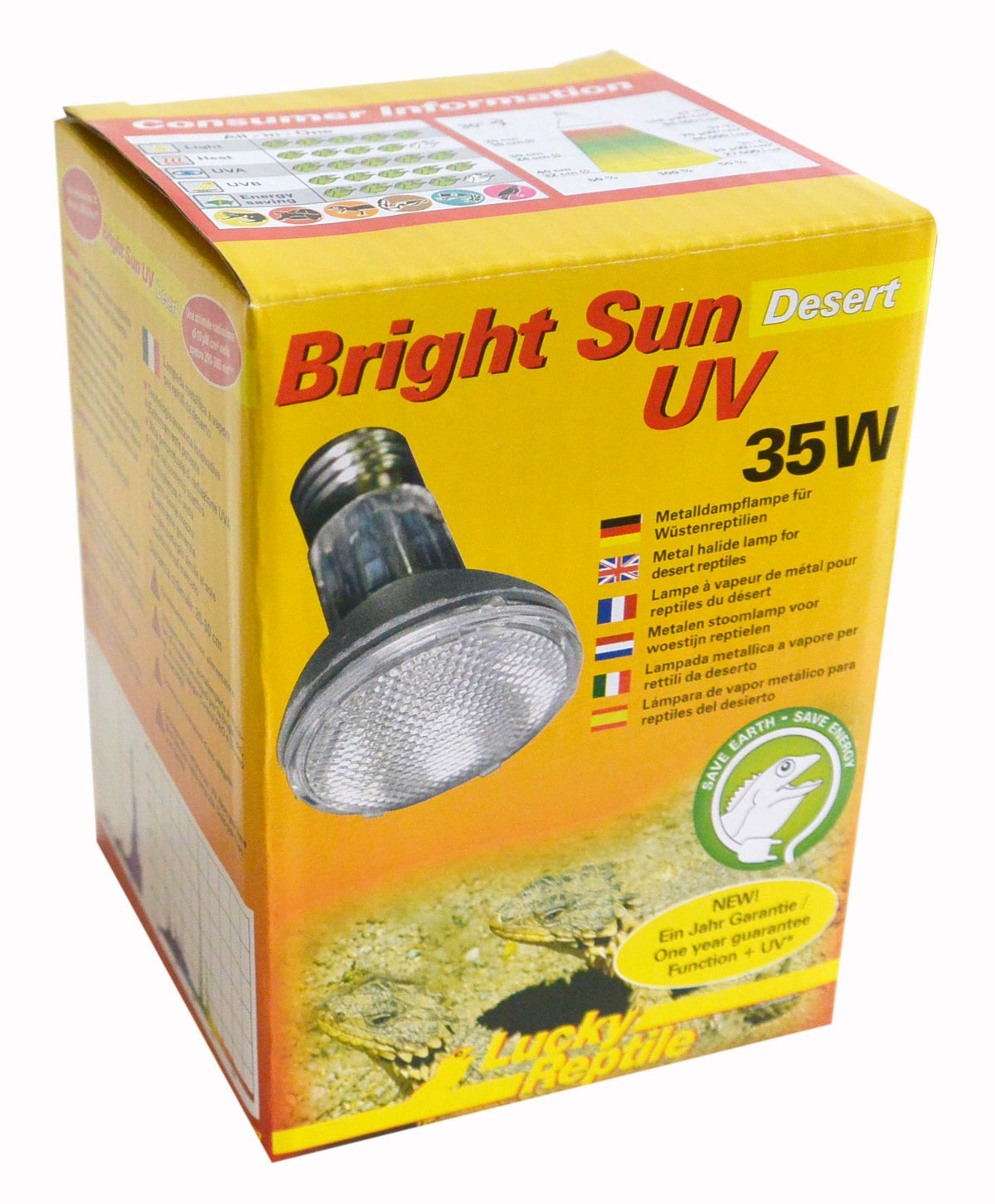 Lucky Reptile Bright Sun UV Desert 35W