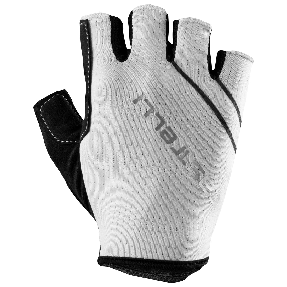 Castelli Dolcissima 2 Glove - Women's Ivory/Dark Gray/Silver Gray, S