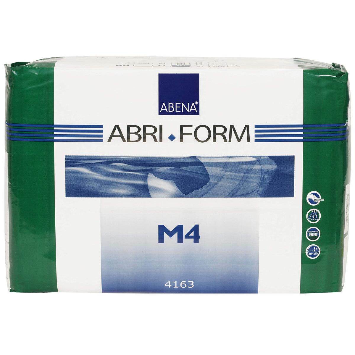 Abena Abri-Form Comfort Plastic-Backed Briefs, Level 4, (Medium To Large Sizes) Medium, 42 Count