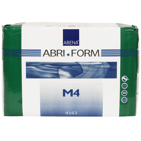 Abena Abri-Form Comfort Plastic-Backed Briefs, Level 4, (Medium To Large Sizes) Medium, 42 Count