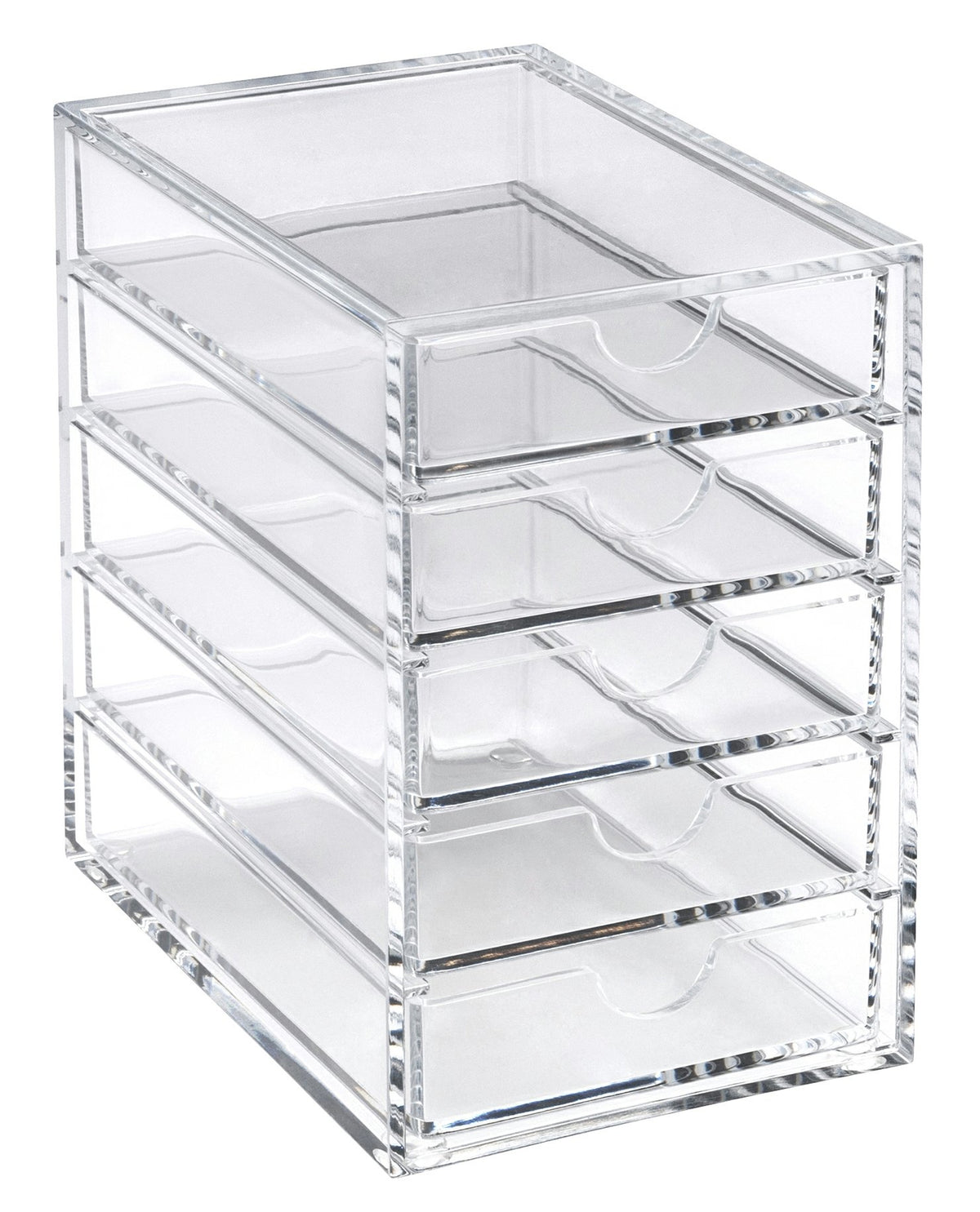Osco Clear Acrylic 5 Drawer Chest A3278, Small 5 Drawer