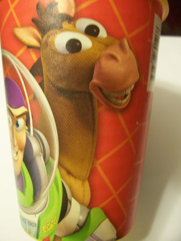 Hallmark Disney Toy Story 16 Oz Plastic Cup (Party With Woody, Buzzy, Bullseye, Rex & Martian)
