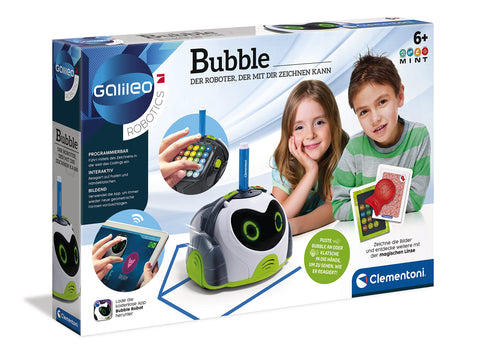 Clementoni Galileo Robotics Bubble, Interactive Drawing Robot, Programming & Coding for Beginners, Electronic Toy for Children from 6 Years 59231