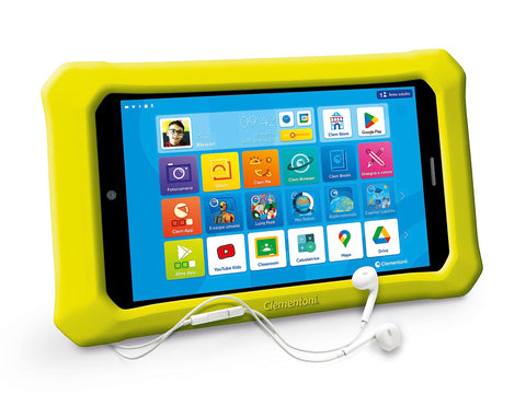 Clementoni 16796 Clempad 20.2 cm Pro - Tablet 6-12 Years, Educational Technology for Children, Screen 8 Inch IPS HD Screen, Memory 16 GB, RAM 2G, Android 13, Italian