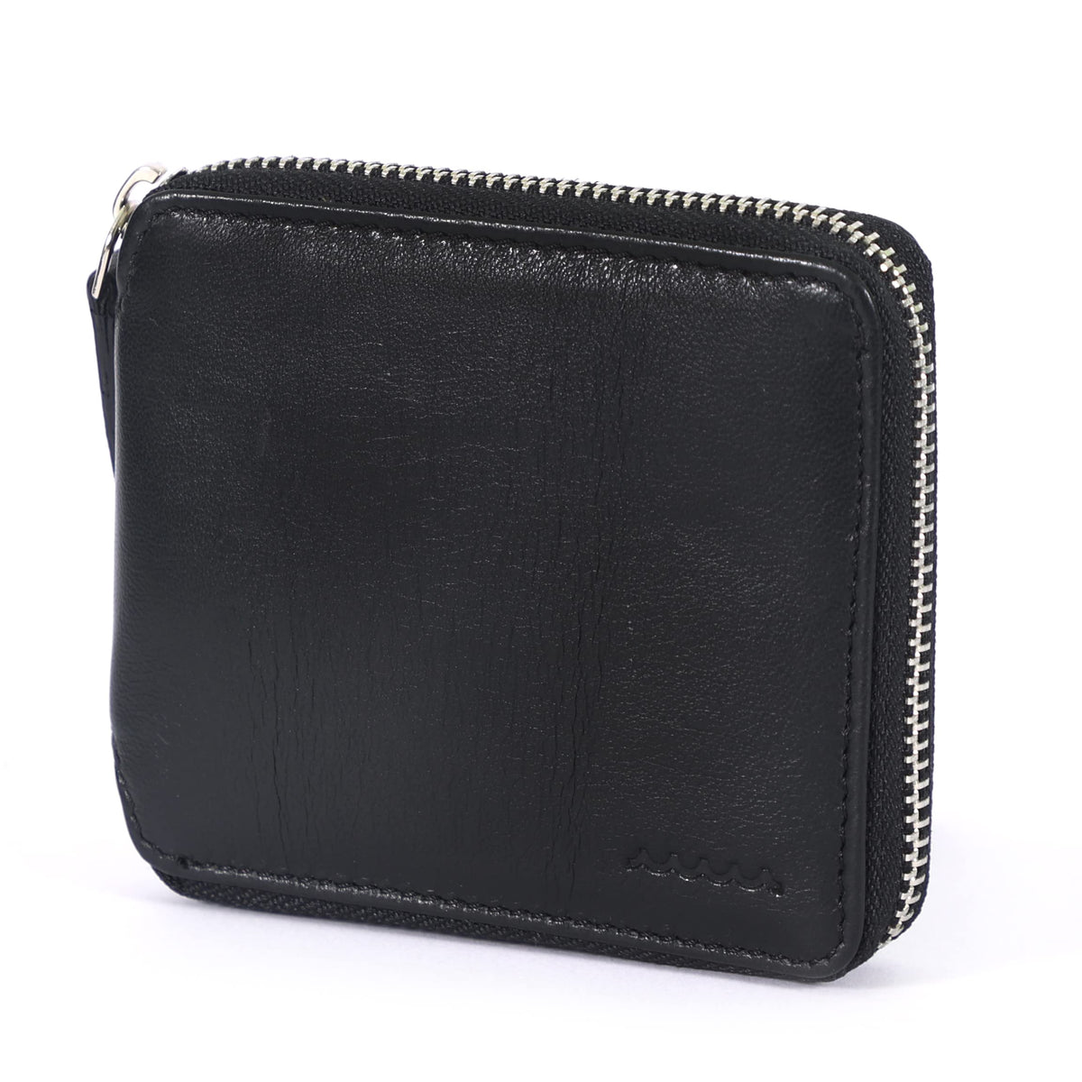 Maison De Noah Genuine Leather RFID Horizontal Zipper Wallet for Men | Bifold Zippered Wallet and Card Holder | Ideal Gift for Men and Women (Nappa Black)