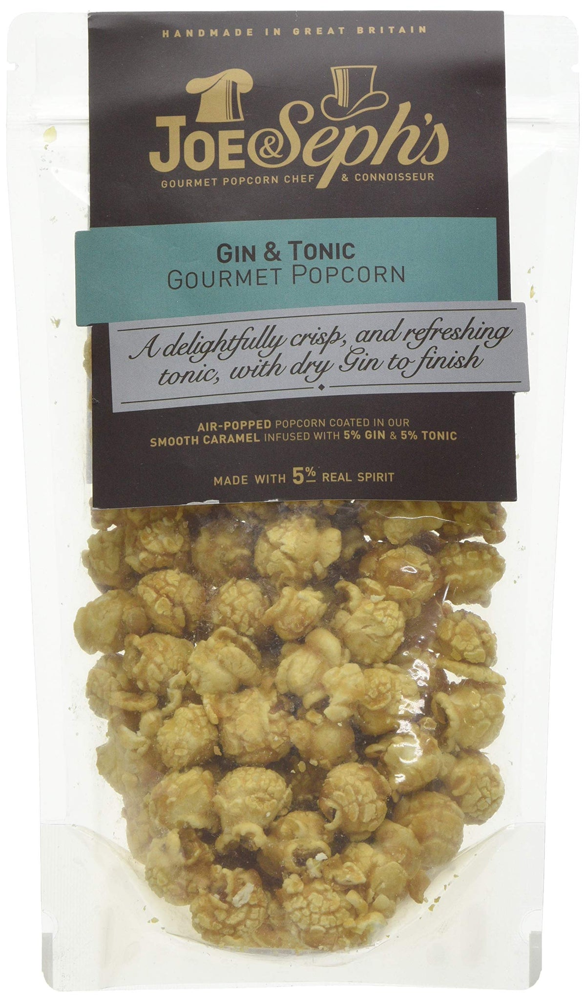 Joe & Sephs Gin & Tonic Popcorn Pouch, 70 g (Pack of 1)