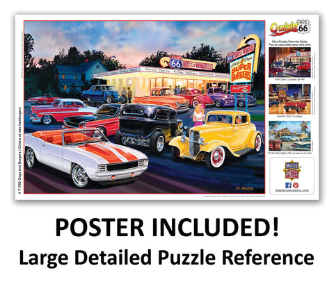Masterpieces 1000 Piece Jigsaw Puzzle for Adults, Family, Or Kids - Dogs & Burgers - 19.25"x26.75"