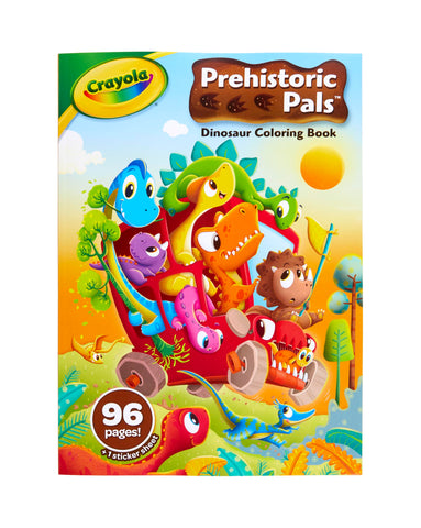 Crayola Dinosaur Coloring Book, 96 Coloring Pages, Ages 3, 4, 5, 6