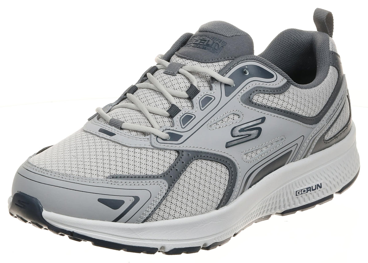 Skechers Men's Gowalk Arch Fit-Idyllic Athletic Workout Walking Shoe with Air Cooled Foam Sneaker, Grey/Navy, 8 X-Wide