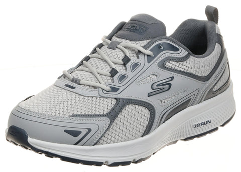 Skechers Men's Gowalk Arch Fit-Idyllic Athletic Workout Walking Shoe with Air Cooled Foam Sneaker, Grey/Navy, 8 X-Wide