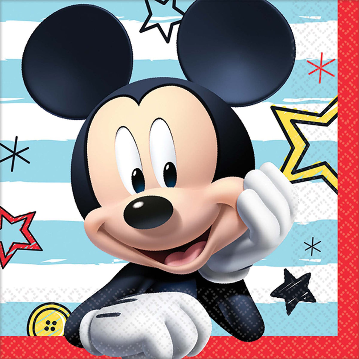 amscan Mickey On The Go Beverage Napkins (16)