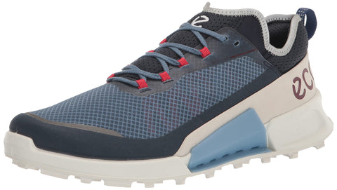 ECCO Men's Biom 2.1 Low Textile Trail Running Shoe, Marine/Retro Blue/Shadow White Nubuck, 11-11.5